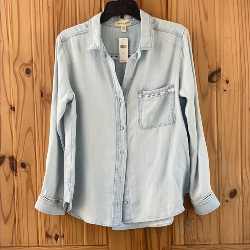 Anthropologie Cloth and Stone Button Up Shirt